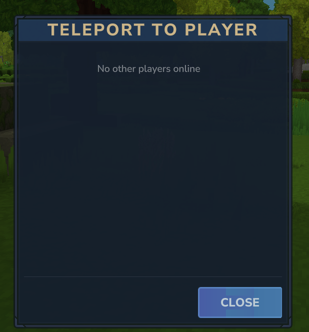 TPA Player Selection Screen